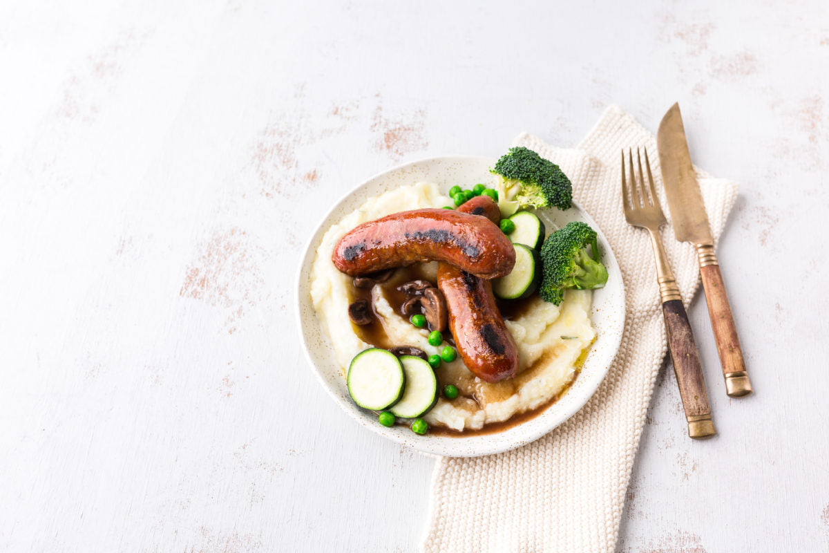 Mushrooms and Mash - Vegetarian