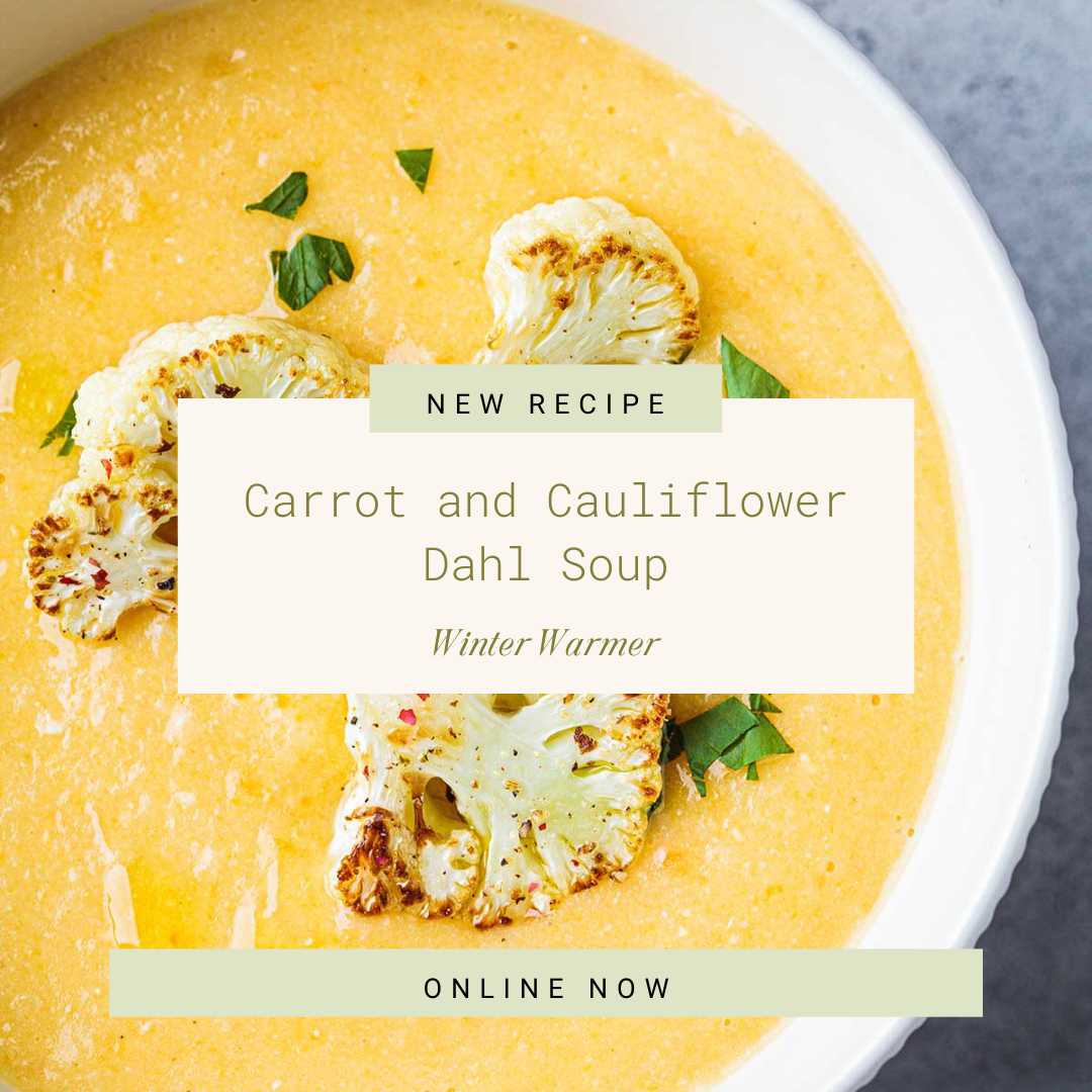 Cauliflower and Carrot Dahl Soup Recipe