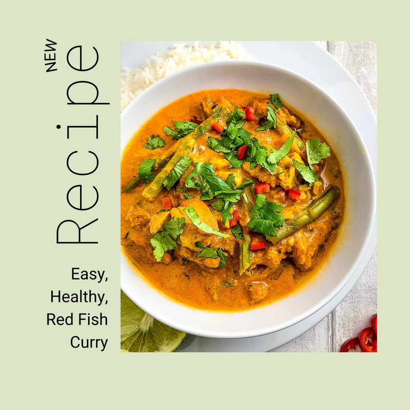 Easy & Healthy Red Fish Curry