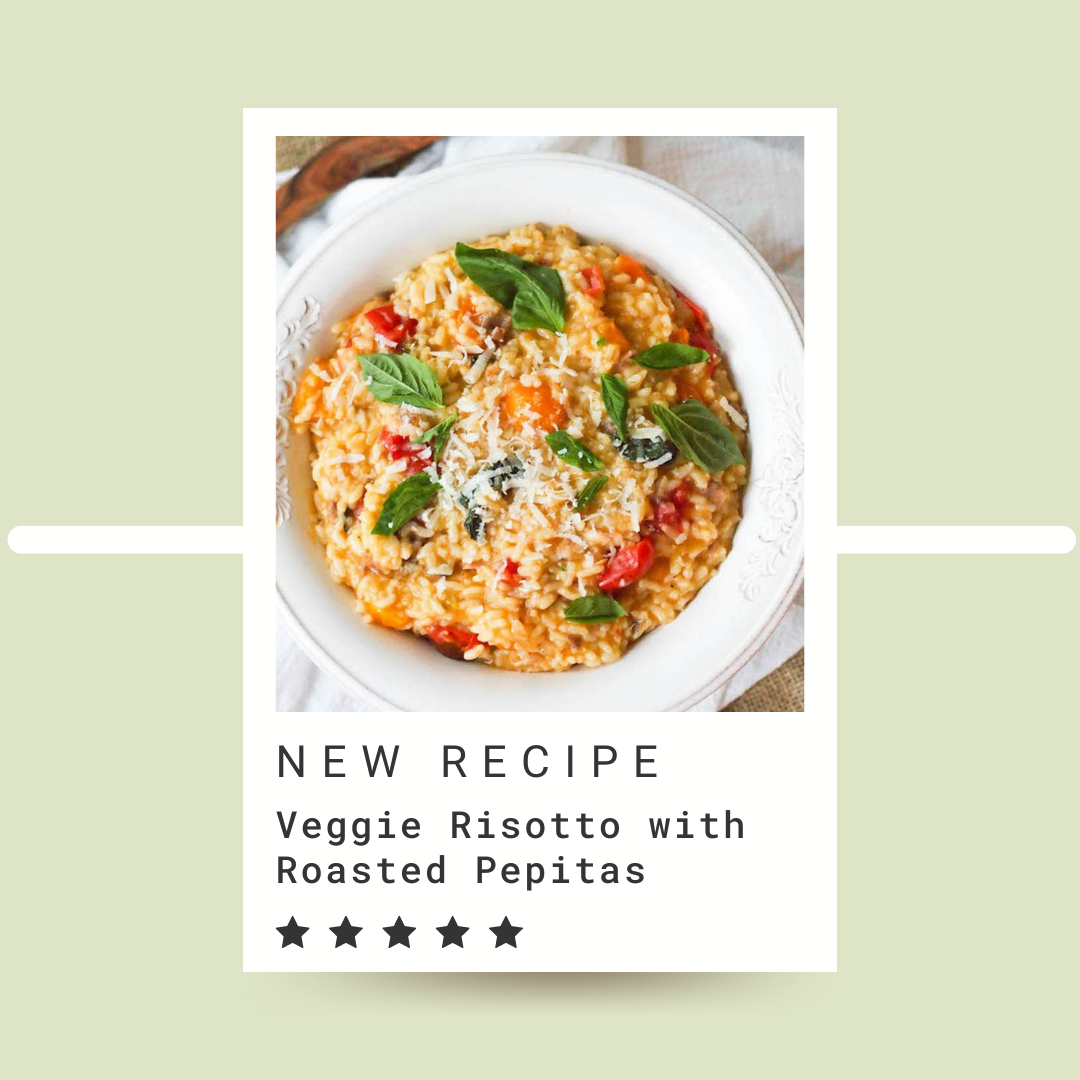 Veggie Risotto w Roasted Pepitas