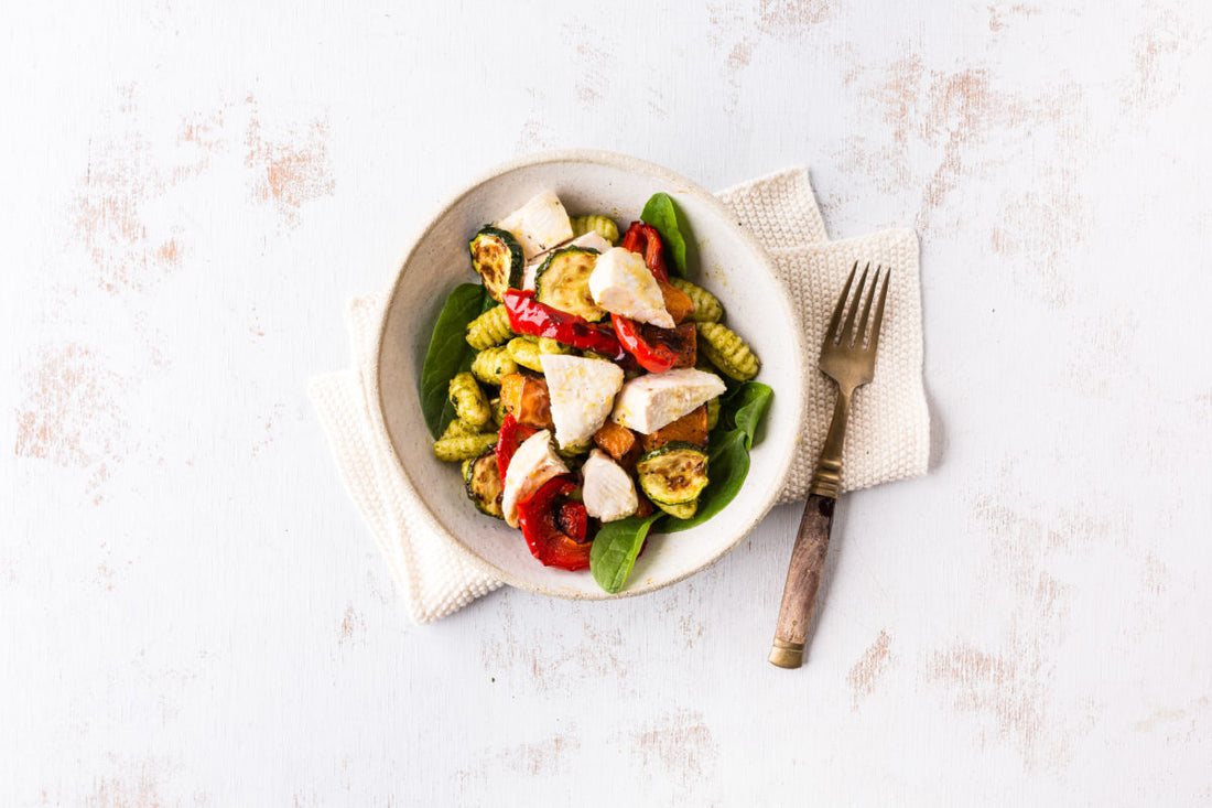 Pesto Chicken and Gnocchi