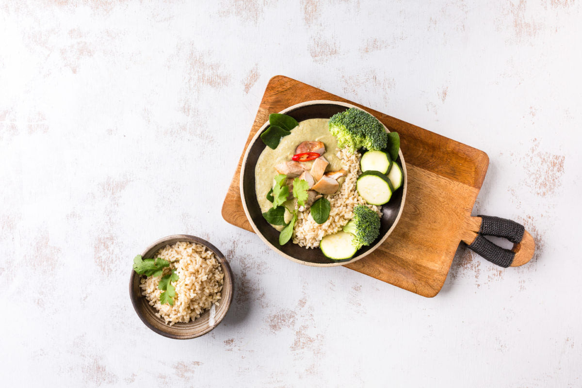 Thai Green Tofu Curry - Vegetarian