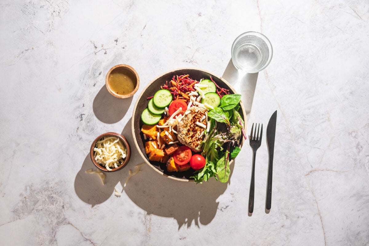 Turkey and Cranberry Salad Bowl