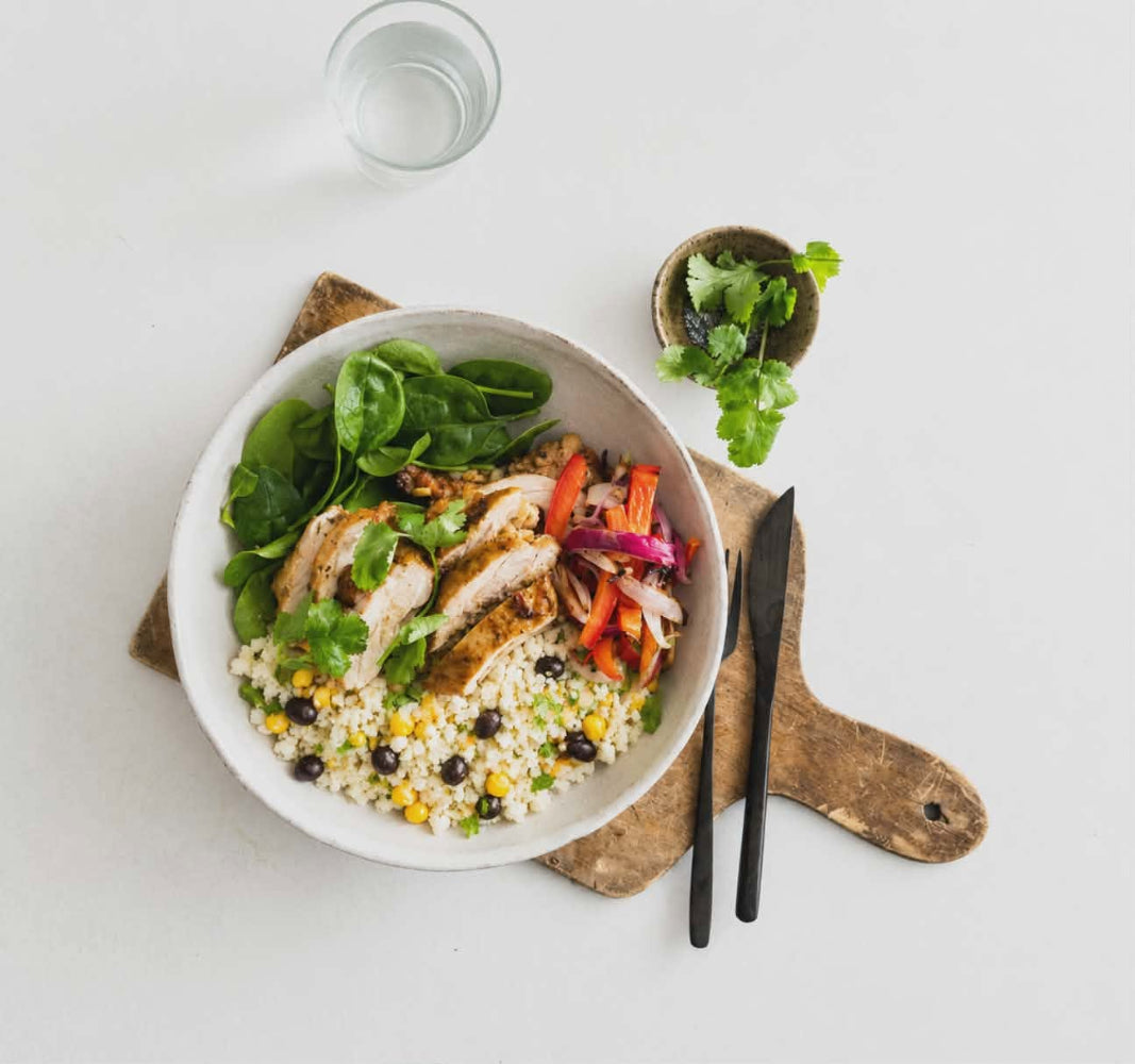 Mexican Chicken Fajita Bowl - Low Carbohydrate